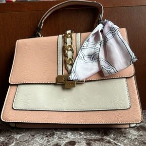 ALDO two tone bag with a bow